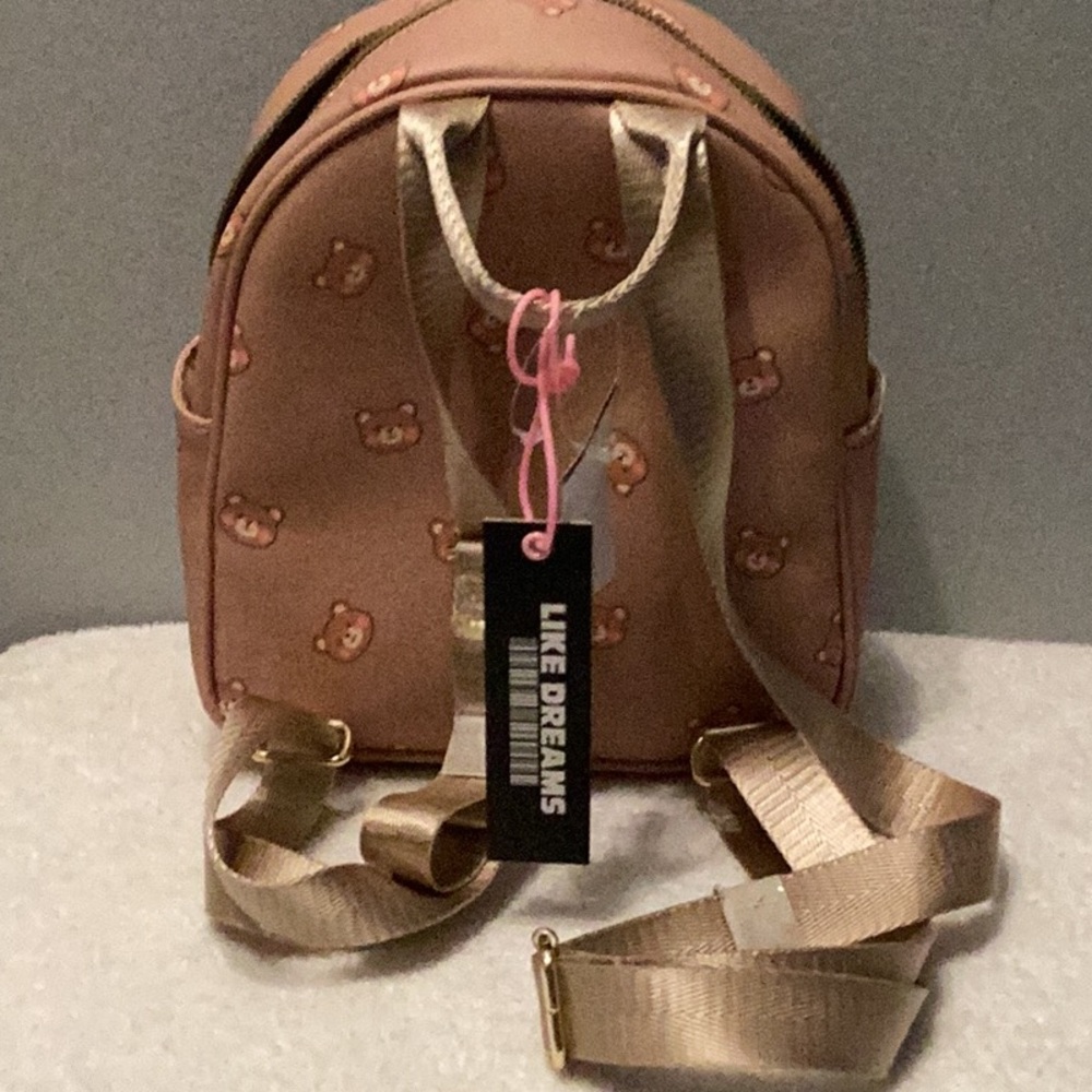 Cute Bear Print Mini Backpack - Picture 6 of 15
